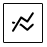 Line graph icon