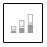 Vertical stacked bar icon