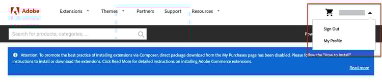 Your Marketplace profile