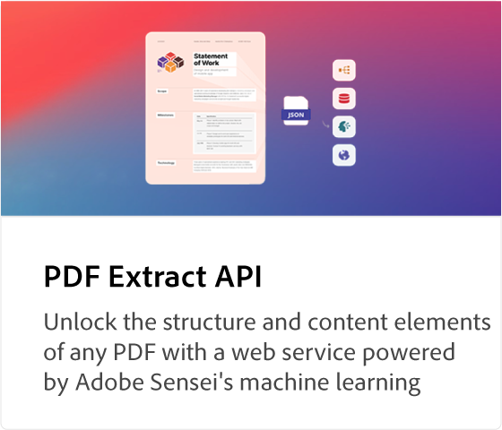 PDF Extract API