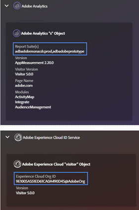 Bildschirm Experience Cloud Debugger-Zusammenfassung