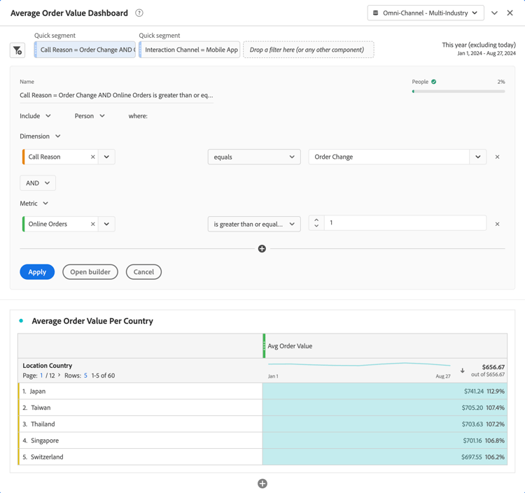 Quick Segment Builder
