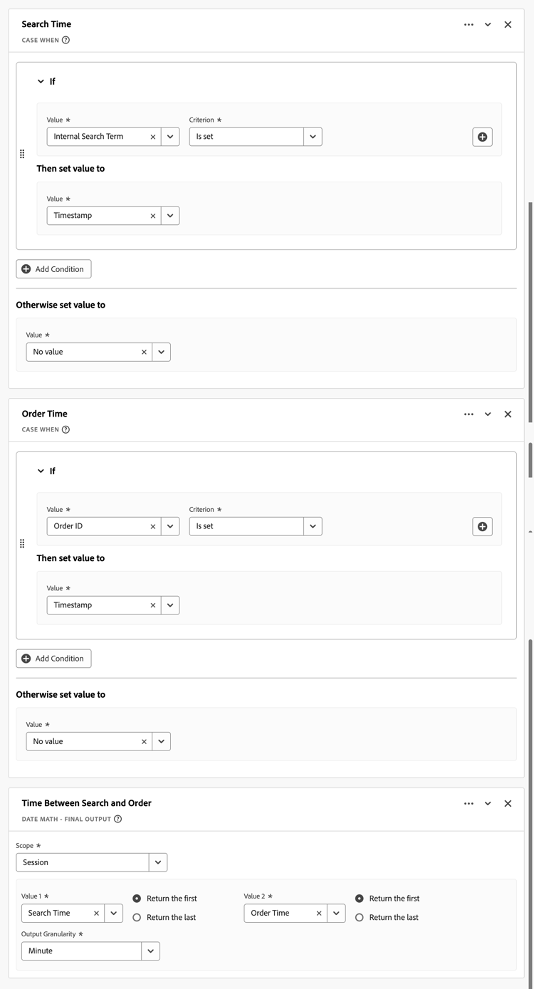 Screenshot der Datumsmathematikregel 3