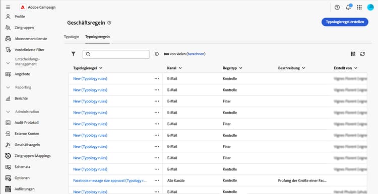 Erstellen einer Typologieregel