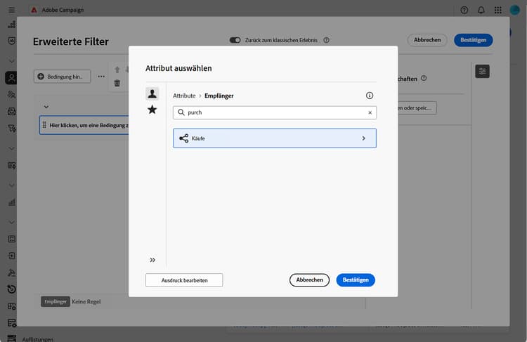 Erstellung von Sammlungslisten