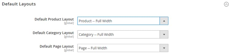 Standardlayouts