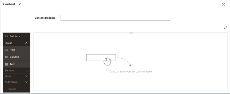 Inhalt mit Page Builder