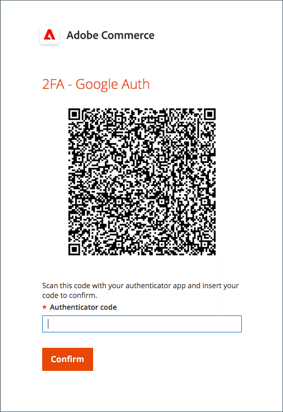 Google Authenticator QR code