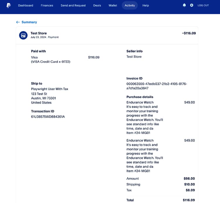 Zeileneintragsansicht