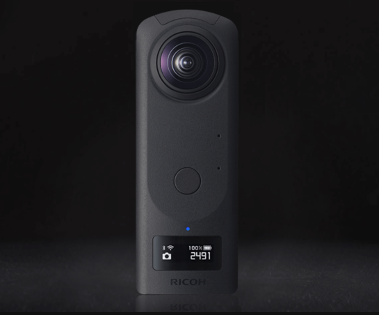Produktbild der 360-Grad-Kamera von Ricoh Theta