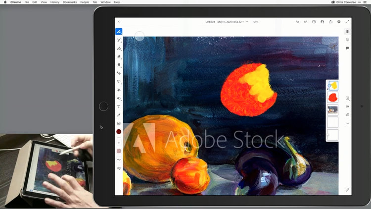 Fresco auf dem iPad (und iPhone) ausprobieren