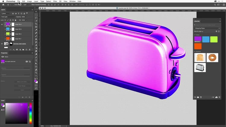 Mit dem Adobe ein semi-surreales Muster erstellen. Stock