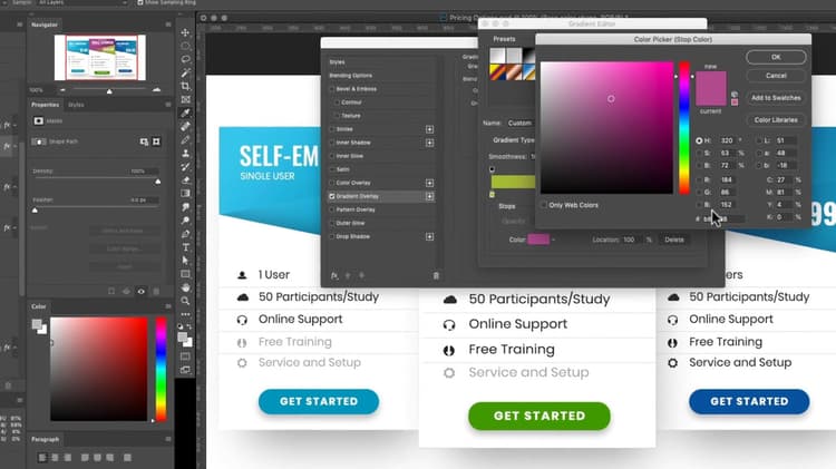 Erstellen einer Vergleichsansicht von Produktmerkmalen mithilfe von Adobe Stock