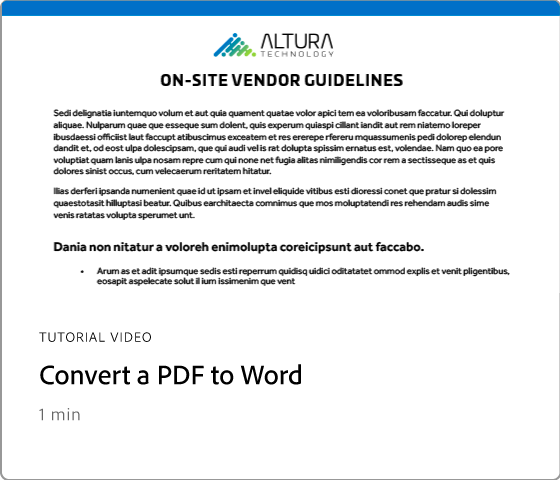 PDF in Word umwandeln