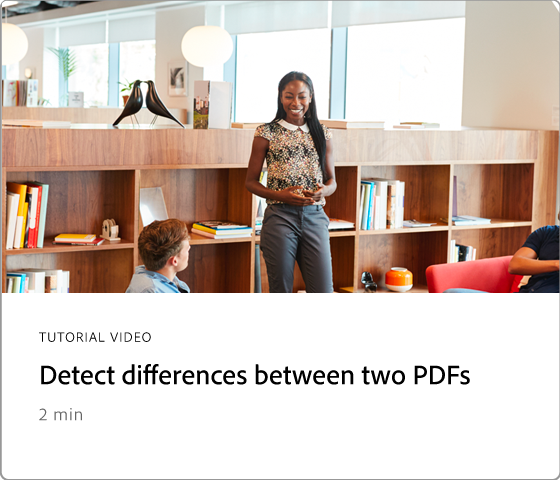 Unterschiede zwischen zwei PDF erkennen