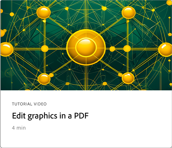 Bearbeiten von Grafiken auf einem PDF