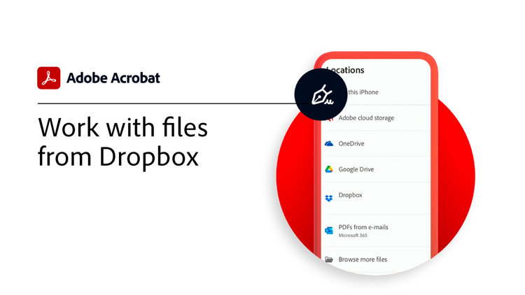 Arbeiten mit Dateien aus Dropbox