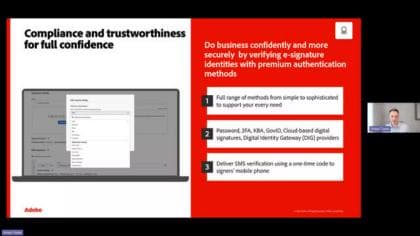 Webinar - Erfahren Sie alles über unsere neuesten Verbesserungen - Adobe Acrobat Sign Version Juli 2025