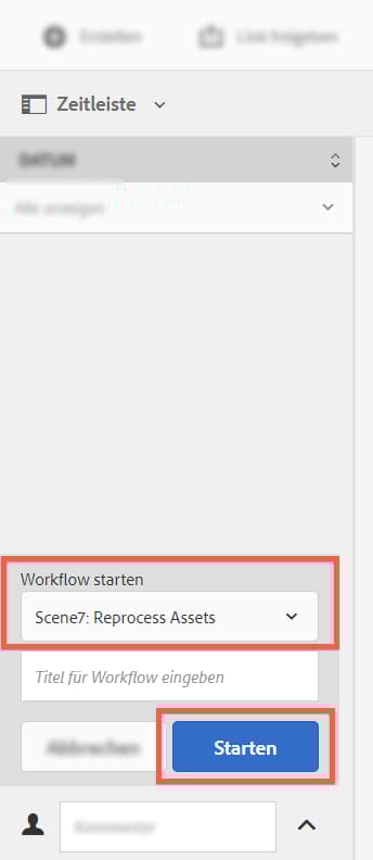 Assets erneut verarbeiten 2