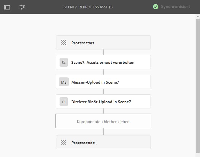 Synchronisieren des Workflow-Modells