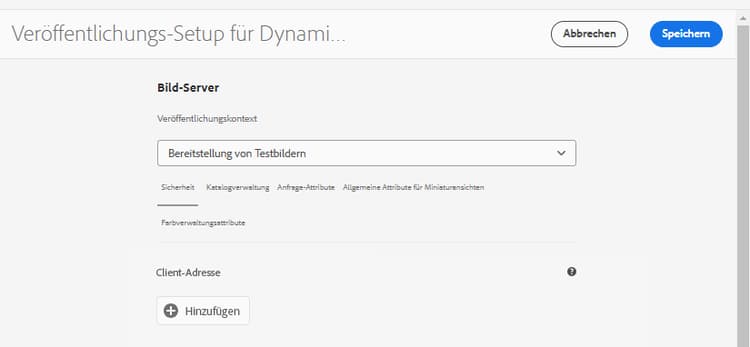Registerkarte „Sicherheit“