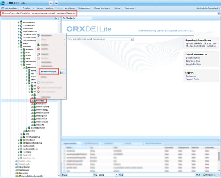 Option „Überlagerungsknoten“