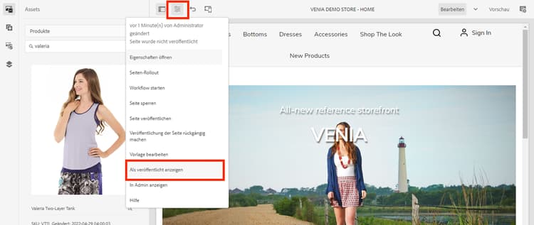 Als veröffentlicht anzeigen