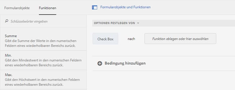 Benutzerdefinierte Funktionen
