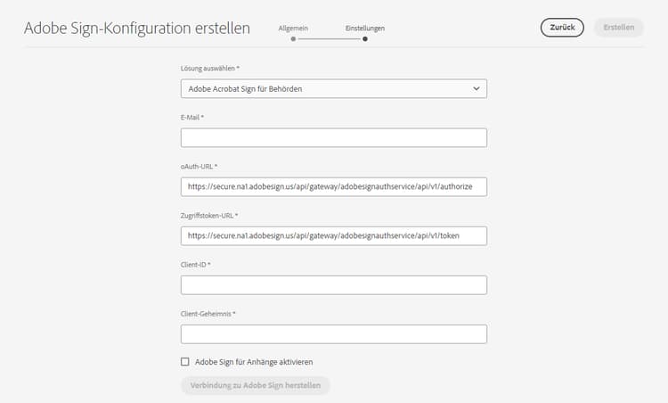 Adobe Acrobat Sign Solutions für Behörden
