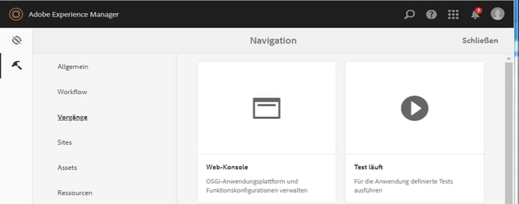 Snapshot zum CRX-Repository
