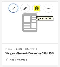 Eigenschaften des Dynamics CRM-FDM