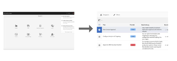 Neue Kontaktgenehmigung