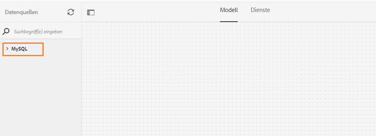 MySQL-Datenquelle für FDM