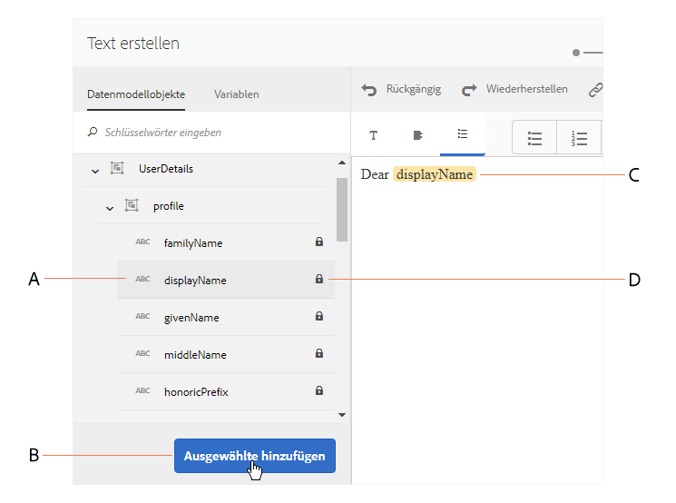 insertfdmelementtext