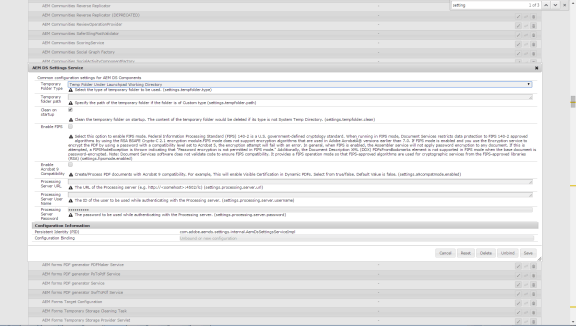 Namen und Anmeldeinformationen Ihres LiveCycle-Servers eingeben