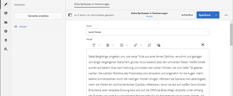 Ein übersetztes Inhaltsfragment