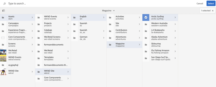 Pfad-Browser