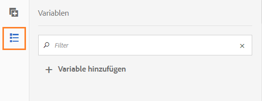 Variable hinzufügen