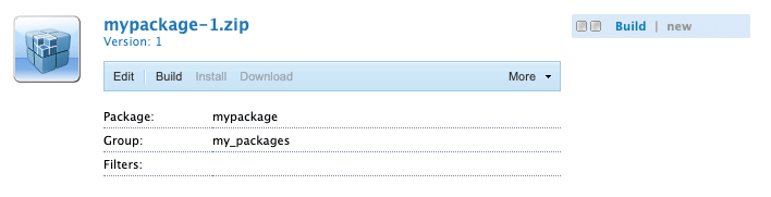 Neues Paket