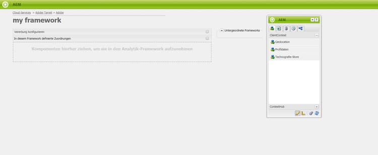 Komponenten für Framework