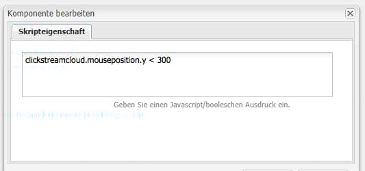 Bearbeiten einer Komponente im Segment-Editor