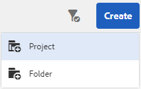 Schaltfläche „Projekt erstellen“