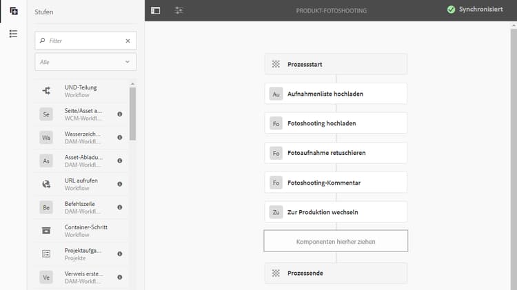 Rollenbasierte Projektaufgabe erstellen