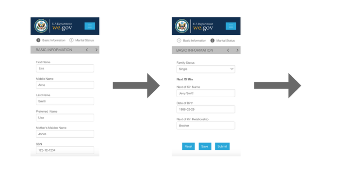 Details von adaptiven Formularen