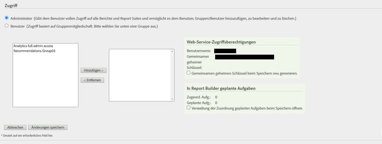 Zugriff verwalten
