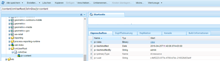 JCR-Daten