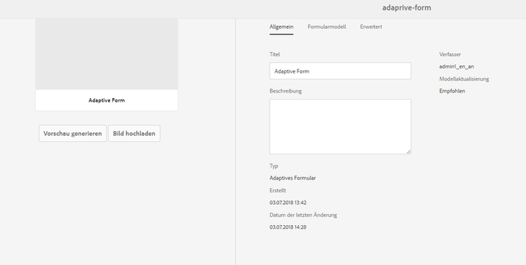 Kennzeichnung eines adaptiven Formular, das mit dem XFA-Modell nicht synchronisiert ist