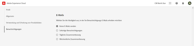 Benachrichtigungs-E-Mails
