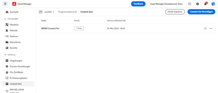 Content-Sets