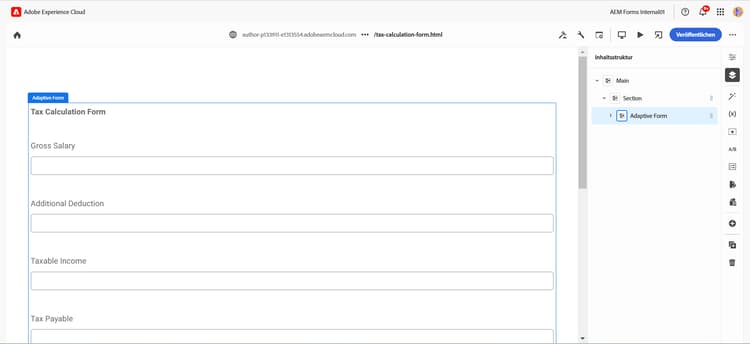 Überblick über die Benutzeroberfläche des universellen Editors